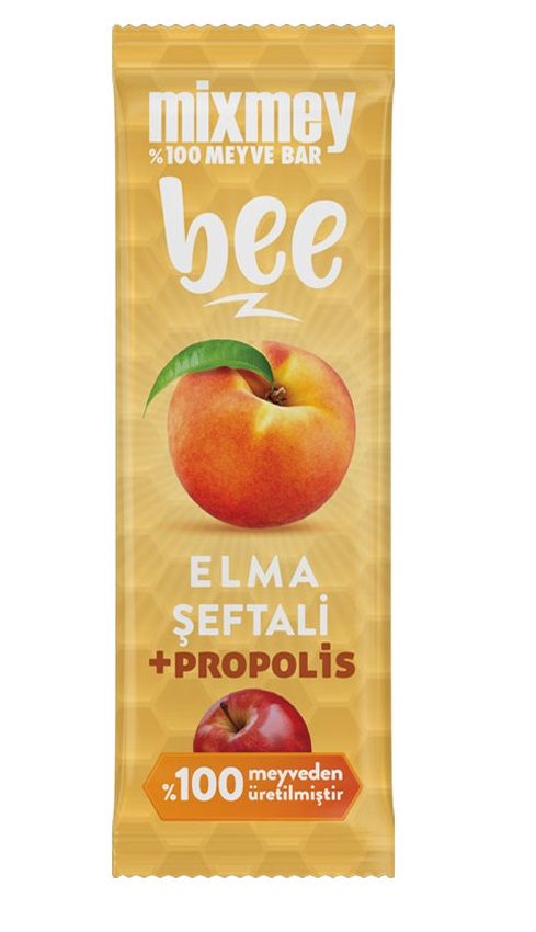 Mixmey Bee Propolis Şeftali 25 Gr x 24 Adet