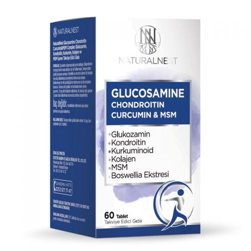 NaturalNest Glucosamine Chondroitin MSM 60 Tablet