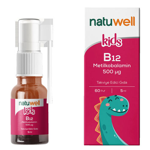 Natuwell Kids B12 Metilkobalamin 5 ml