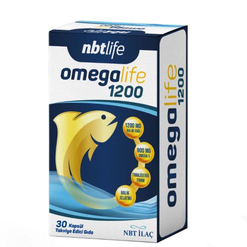 NBT Life Omegalife 1200 Omega 3 30 Kapsül