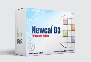 Salutis İlaç Newcal D3 90 Efervesan Tablet