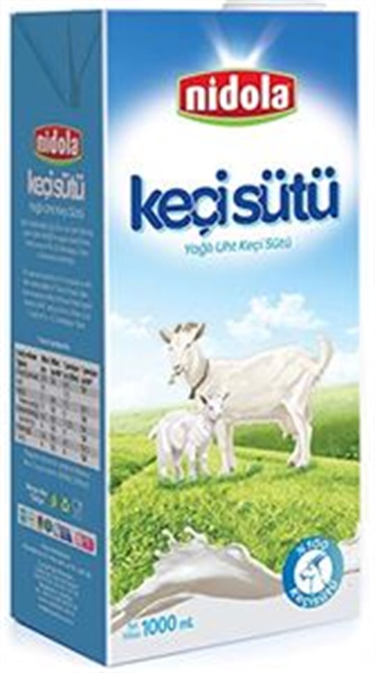 Nidola Keçi Sütü 1 Lt (Uht)