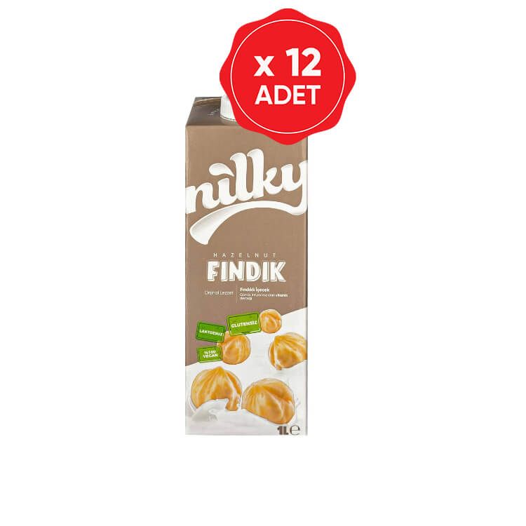 Nilky Fındık Sütü 1 Lt x 12 Adet