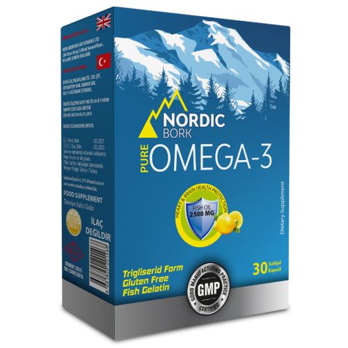 Nordic Bork Omega-3 İçeren Takviye Edici Gıda 30 Kapsül - NORDIC BORK ürünü