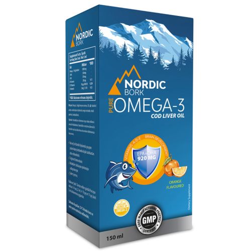 Nordic Bork Omega-3 Takviye Edici Şurup 150 ml - NORDIC BORK ürünü