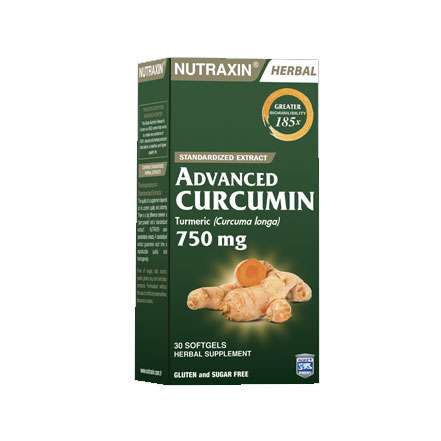 Nutraxin Advanced Curcumin 750 mg Takviye Edici Gıda 30 Yumuşak Kapsül