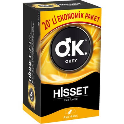 Okey Hisset Prezervatif 20'li