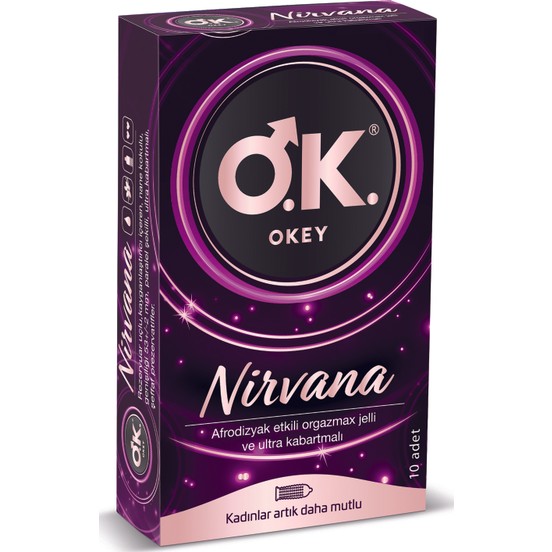 Okey Nirvana Prezervatif 10 Adet