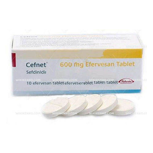 Opto İlaç Cefnet Plus 600/125 mg 10 Efervesan Tablet - Opto İlaç ürünü