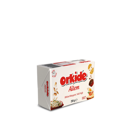 ORKİDE AİLEM %60 YAĞLI PAKET MARGARİN 250 GR - Orkide Sıvı Yağ ürünü