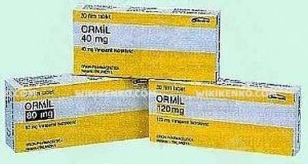 Atabay İlaç Ormil 80 mg 50 Tablet