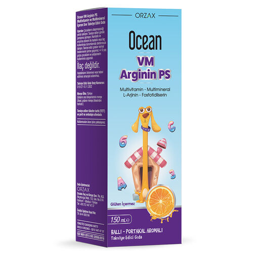 Orzax Ocean VM Arginin PS Takviye Edici Gıda 150 ml