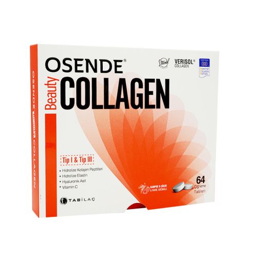 Osende Beauty Collagen Tip I ve Tip III 64 Çiğneme Tableti