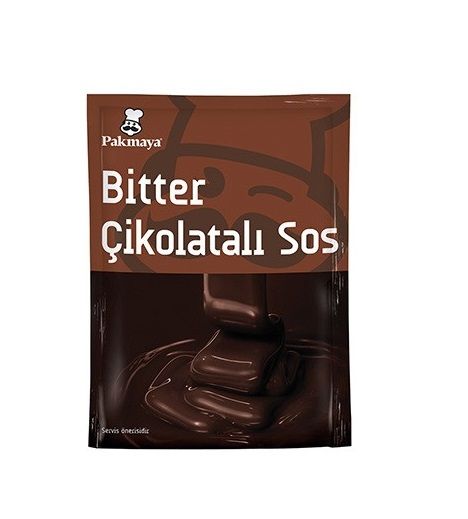 Pakmaya Çikolatalı Sos Bitter 122 Gr