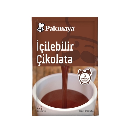 Pakmaya (Toz Tatlı) Pakmaya İçilebilir Çikolata 26 gr