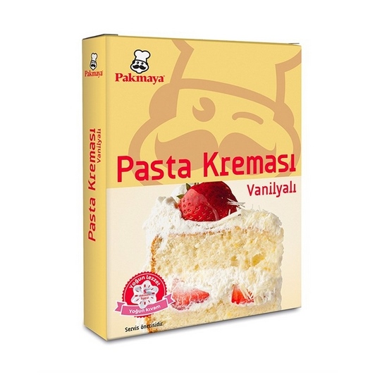 Pakmaya (Toz Tatlı) Pakmaya Pasta Kreması Vanilyalı 140 gr