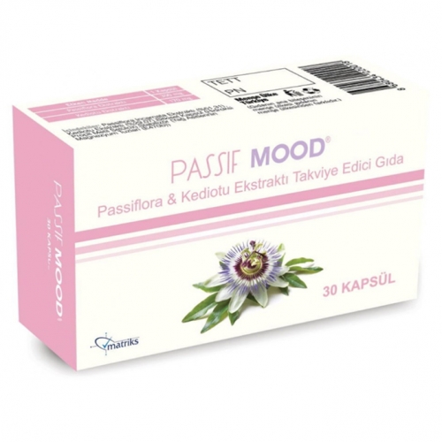 Matriks İlaç Passif Mood Passiflora ve Kediotu Ekstraktı Takviye Edici Gıda 30 Kapsül - Matriks İlaç ürünü