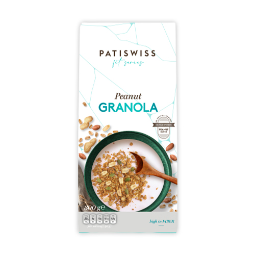 Patiswiss Yer Fıstıklı Granola (300 g)