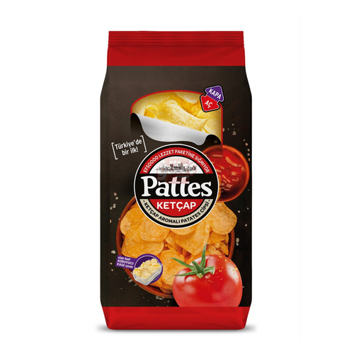 Pattes Ketçap Aromalı Patates Cipsi 100 G - Pattes ürünü