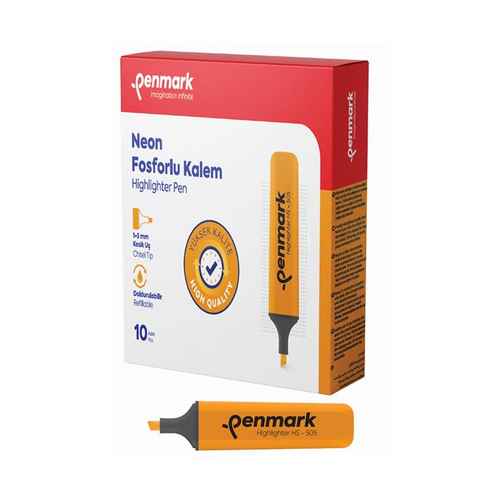 Penmark HS-505-03 Neon Fosforlu Kalem Turuncu - Penmark ürünü