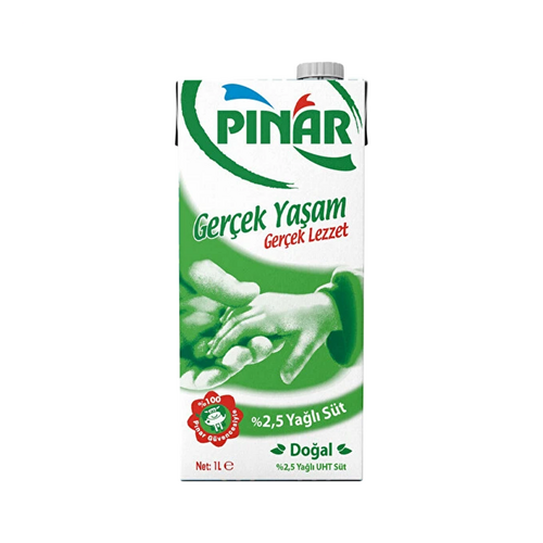 Pınar %2.5 Yağlı Süt (1 L) - Pınar ürünü