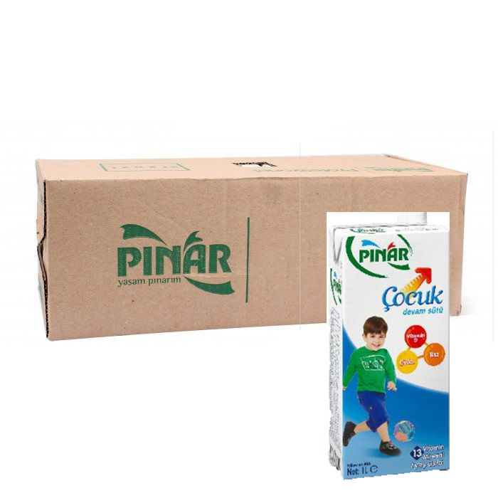 Pınar Çocuk Devam Sütü 1 Lt x 12 Adet