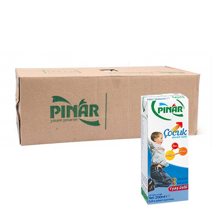 Pınar Çocuk Devam Sütü 200 Ml x 27 Adet