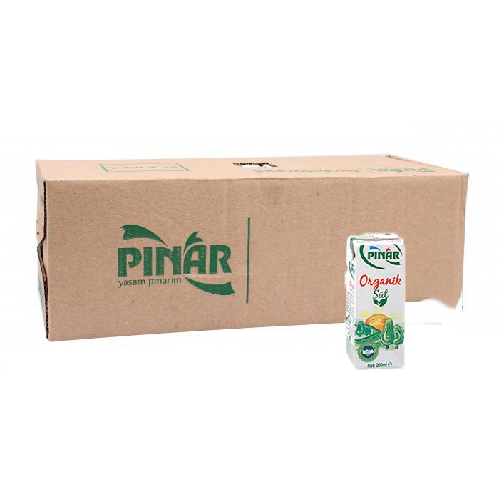 Pınar Organik Süt 200 Ml x 27 Adet - 1 Koli
