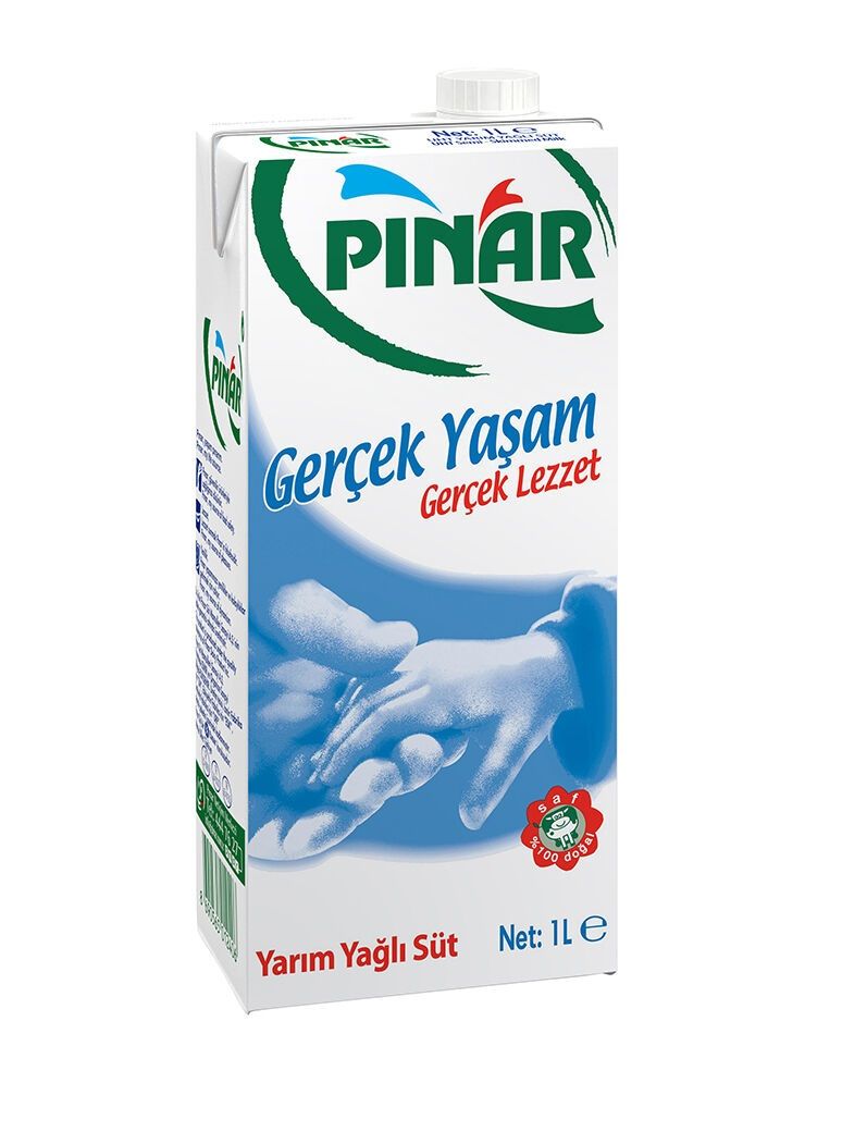 Pınar Süt Yarım Yağlı 1 Lt