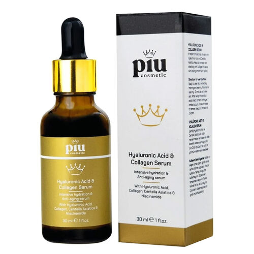 Piu Cosmetic Hyaluronik Asit ve Kolajen Yaşlanma Karşıtı Serum 30 ml - Piu Cosmetic ürünü