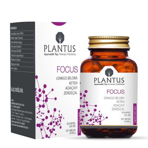 Plantus Focus 581mg 60 Kapsül - Plantus ürünü