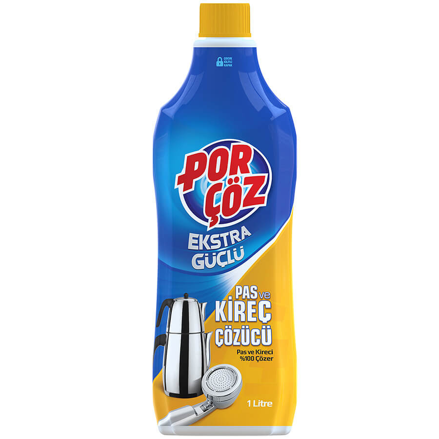 Porçöz Ekstra Güçlü Pas ve Kireç Çözücü 1000 Ml