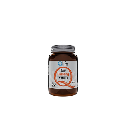 Qlife Korean Panax Ginseng İçeren Kapsül Takviye Edici Gıda 60 kapsül - Qlife ürünü