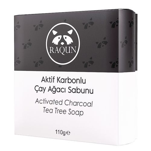 Raqun Aktif Karbonlu Çay Ağacı Sabunu 110 gr