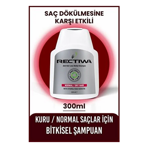 Rectiwa Saç Dökülmesi Karşıtı Bitkisel Şampuan (Kuru / Normal Saçlar) 3 Al 2 Öde - Rectiwa ürünü