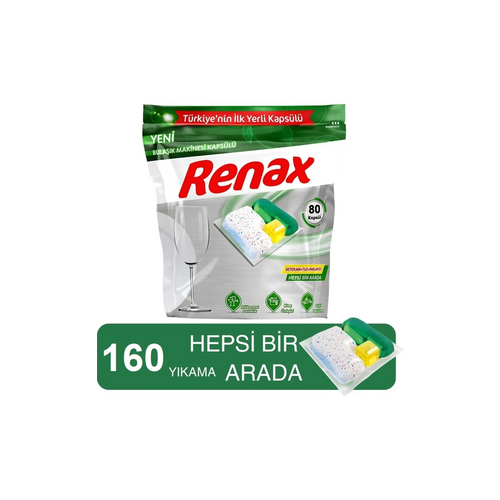 Renax Bulaşık Makinesi Kapsülü 80 Adet - Renax ürünü