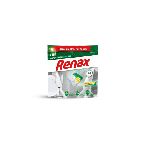 Renax Bulaşık Makinesi Tableti 33 Kapsül - Renax ürünü