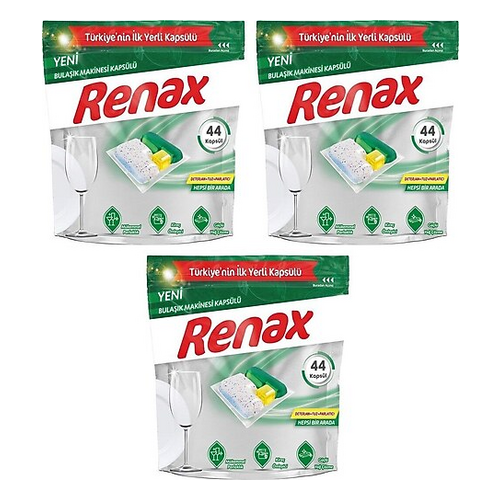 Renax Bulaşık Makinesi Tableti 44 Kapsül - Renax ürünü