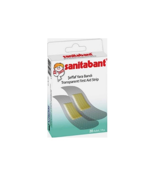 Sanitabant Şeffaf Yara Bandı 20 Adet - Sanitabant ürünü