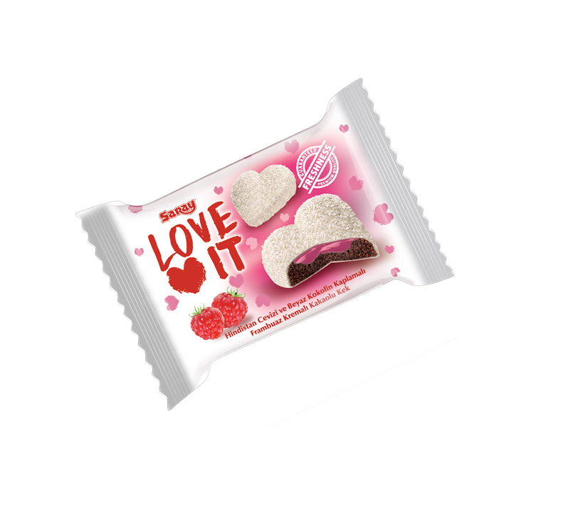 Saray Bisküvi - LoveIT Kek - Frambuaz Kremalı