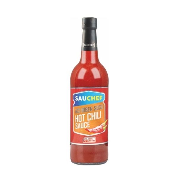 Sauchef Hot Chili Sos 840 Gr Cam Şişe