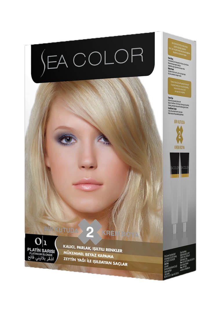 Sea Color Saç Boyası 0.1 Platin Sarısı