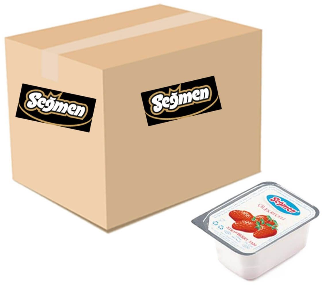 Seğmen Çilek Reçeli 15 Gr x 100 Adet - Seğmen ürünü