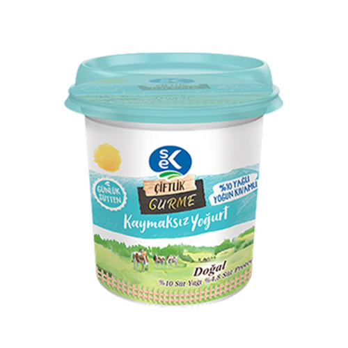 Sek Çiftlik Gurme Kaymaksız Yoğurt (750 g)