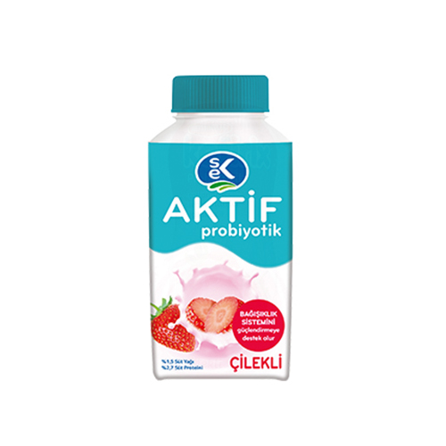 Sek Çilekli Probiyotik İçecek (250 ml)