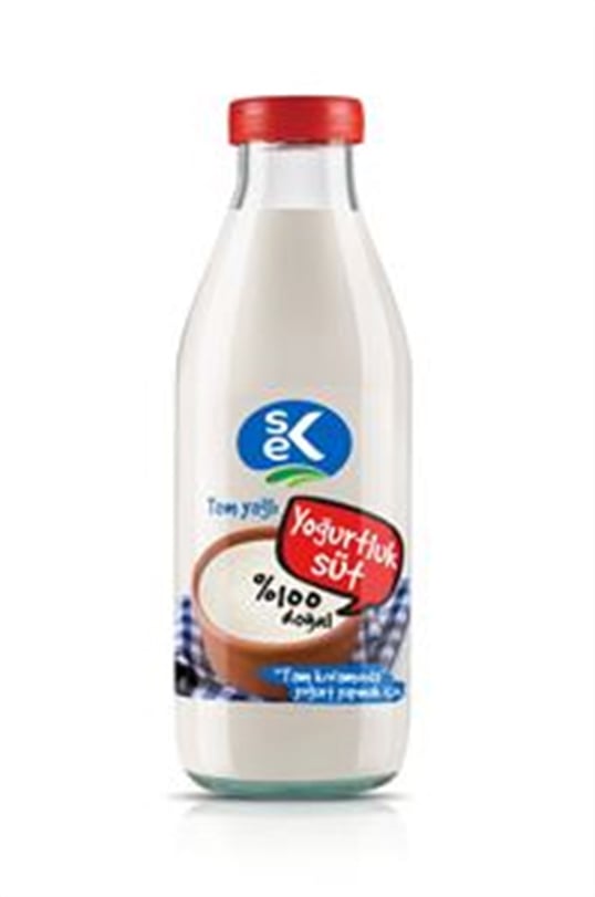 Sek Süt 1Lt - Pastorize Şişe Yoğurt Sütü