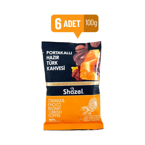 Shazel Hazır Portakallı Türk Kahvesi 100 gr - Shazel ürünü