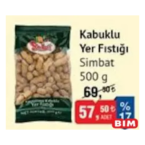 Simbat Kabuklu Yer Fıstığı 500g