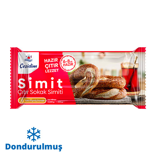 Sinangil Çeşidim Dondurulmuş Simit  (4 x 100 g) - Sinangil ürünü