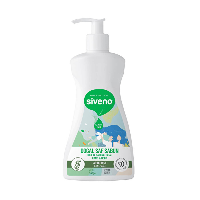 Siveno Doğal Sıvı Sabun Defne Yağlı 300 ml